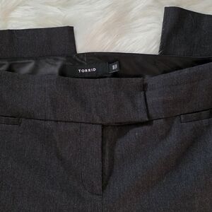 Torrid Charcoal Gray Womens Trousers